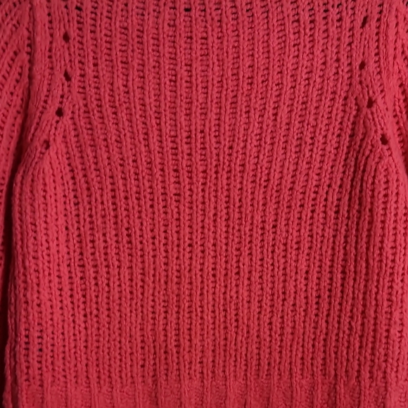 RAG & BONE Arizona Merino Wool Open Knit Sweater in Pink Size XS - Picture 14 of 16